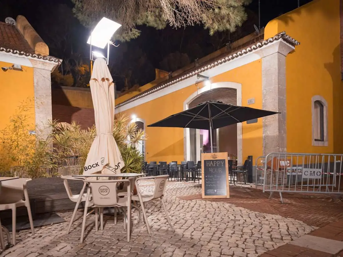 Entrada da Cantina do Barão na Fábrica da Pólvora de Barcarena